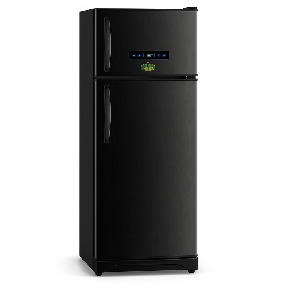 Kiriazi Turbo No Frost Refrigerator, 370 Liters, Black - KH371NV/3
