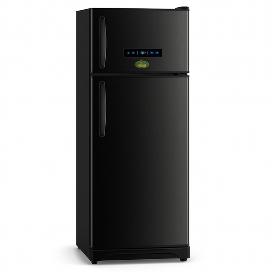 Kiriazi Turbo No Frost Refrigerator, 370 Liters, Black - KH371NV/3