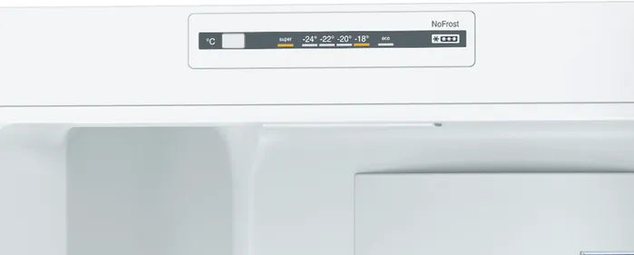 Bosch Serie 2 No-Frost Freestanding Refrigerator, 302 Liters, Stainless Steel- KGN36NL30U