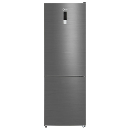 Midea No-Frost Bottom Freezer Refrigerator, 310 Liters, Silver- MDRB424FGN46