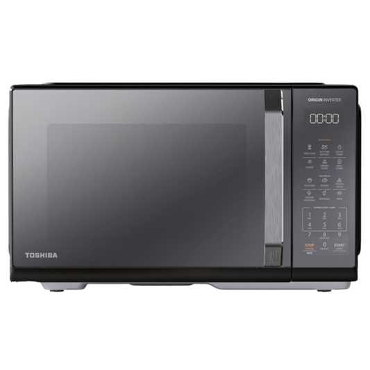 Toshiba Solo Microwave 25 Liter, 900 Watt, With Inverter Technology, Black - MW3-EM25PEI(BK)