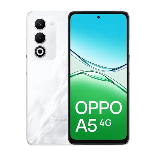Oppo A5, 128GB, 6GB RAM, 4G LTE, Dual SIM - Mist White