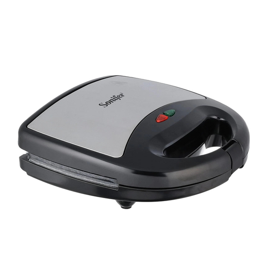 Sonifer 7 In 1 Sandwich Maker, 800 Watt, Black - SF-6054