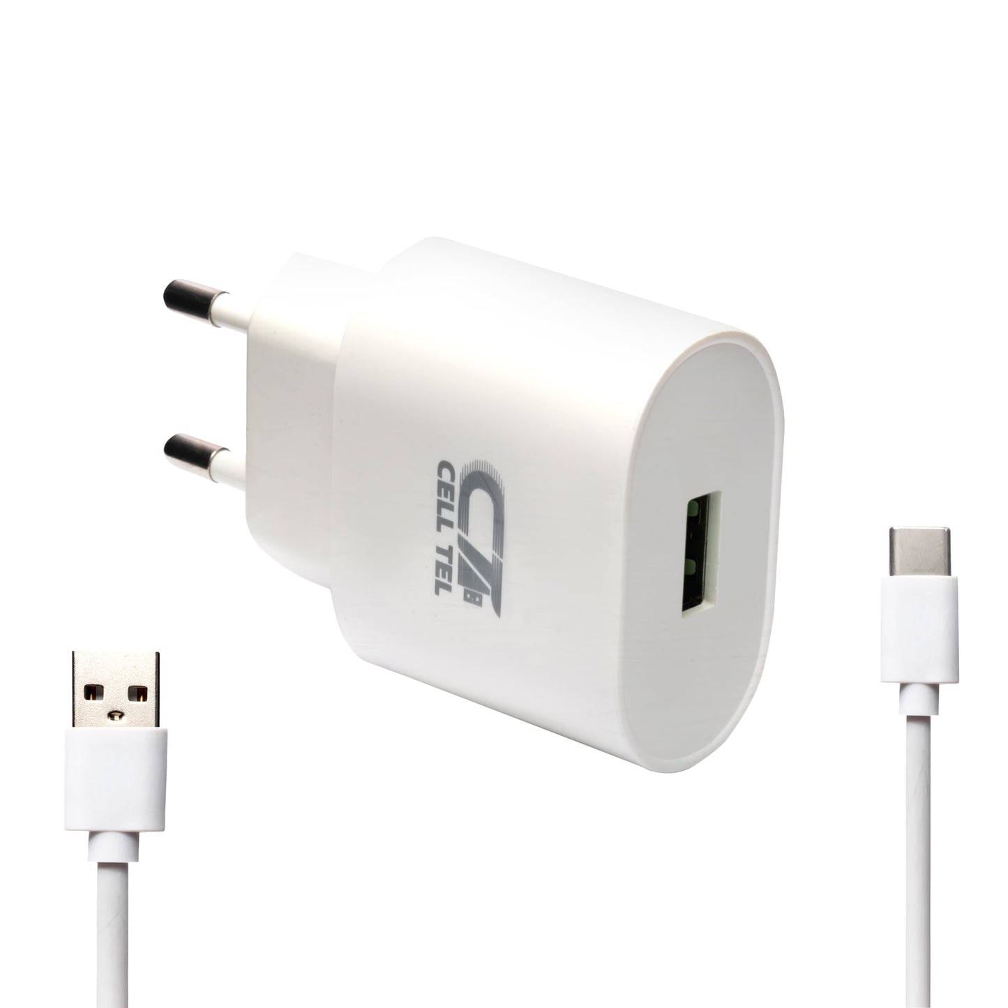Cell Tel Type-C Quick Charger Set, 20 Watt - Turbo 5