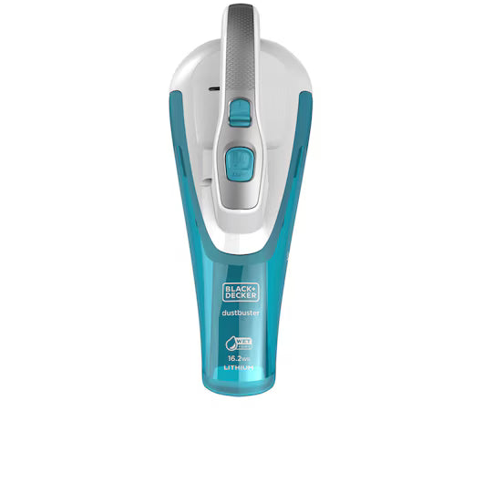 Black+Decker Wet And Dry Cordless Dustbuster Hand Vacuum, 10.8V, White And Blue - WDA315J