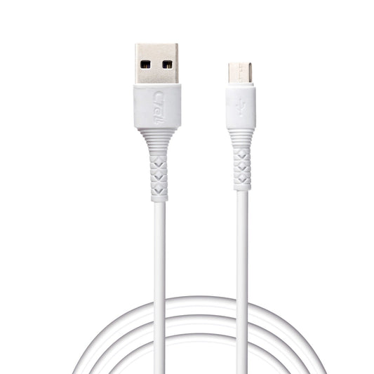 Cell Tel Type C Pure Copper Cable, 6.0A, White - CT-C38