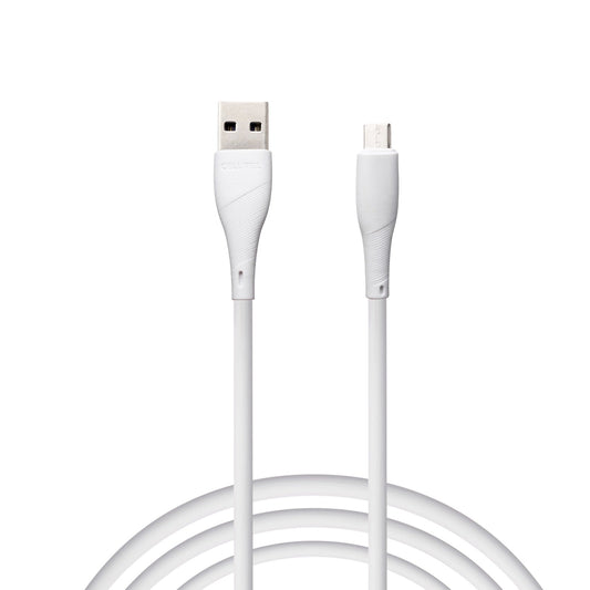 Cell Tel PVC Quick Android Cable, 2.4A, White - CT-60C