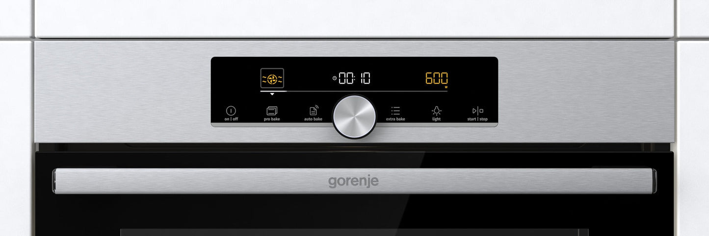 Gorenje Built-In Digital Microwave Oven With Grill, 50 Liters, 60 cm, Black * Silver - BCM4547A10X