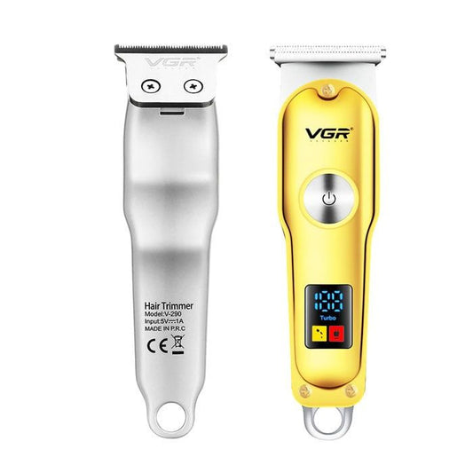 VGR Professional Rechargeable Hair Trimmer, LED Display - VGR-290
