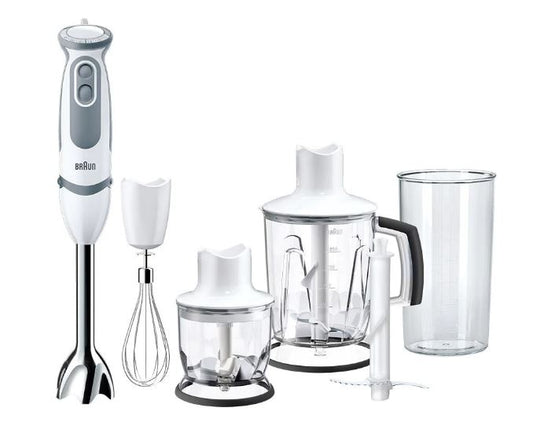 Braun MultiQuick 5 Vario Multifunction Hand Blender, 1.2 Liter, 1000 Watt, White Grey - MQ5245WH