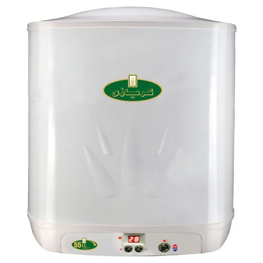 Kiriazi Digital Electric Water Heater, 55 Liter, White - KEH 55