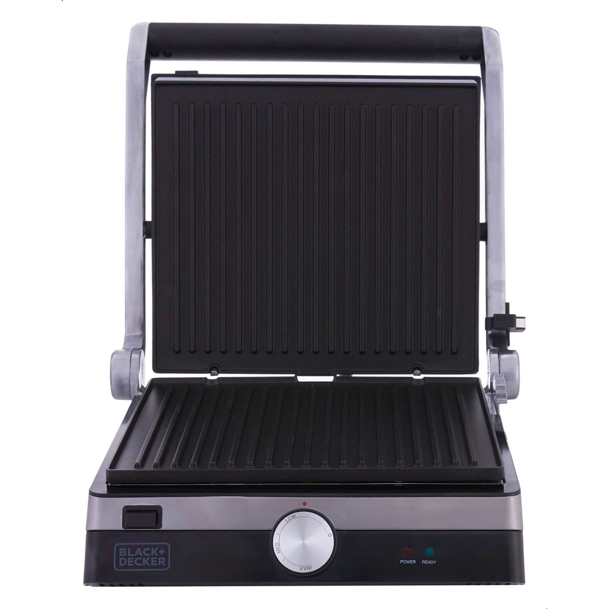 Black+Decker Health Grill, 2000 Watt, Black and Silver - CG2000