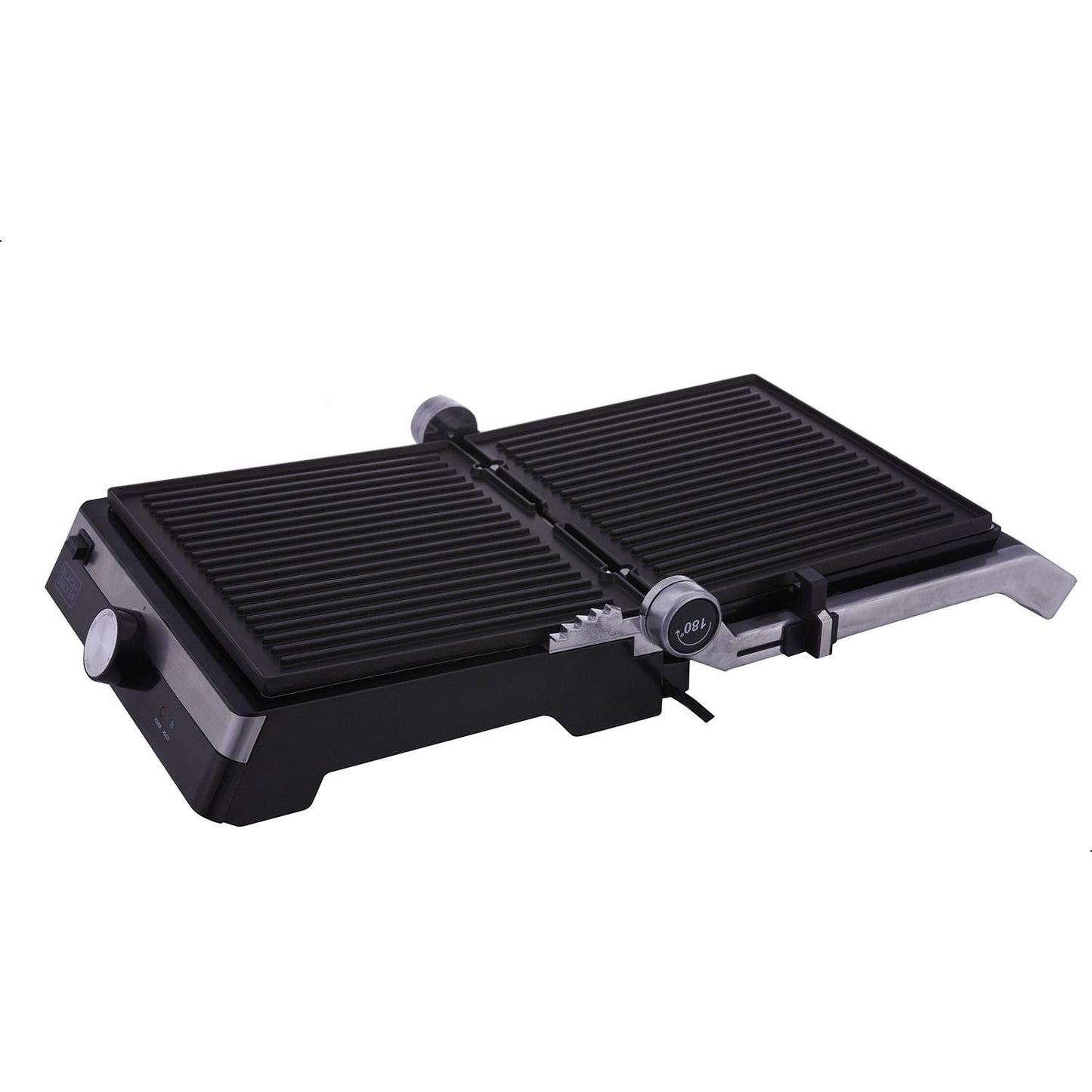 Black+Decker Health Grill, 2000 Watt, Black and Silver - CG2000