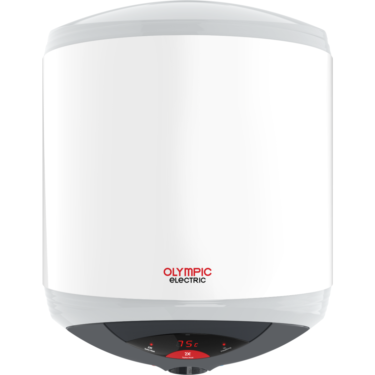Olympic Electric Hero Turbo Digital Electric Water Heater, 30 Liters, White - 945105436