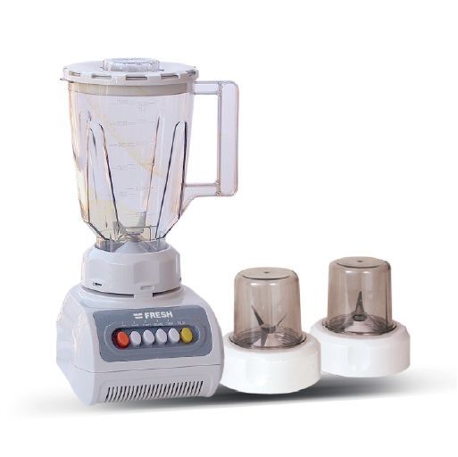 Fresh Countertop Blender with Mills, 1.5 Liters, 360 Watts, White and Grey - 500004526