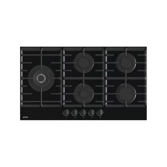 Gorenje Built-In Gas Hob, 90 cm, 5 Burners, Glass Ceramic - GCW951B