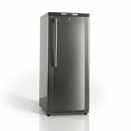 Kiriazi Digital Upright Deep Freezer, No Frost, 6 Drawers, 256 Liters, Silver - KH256-VF