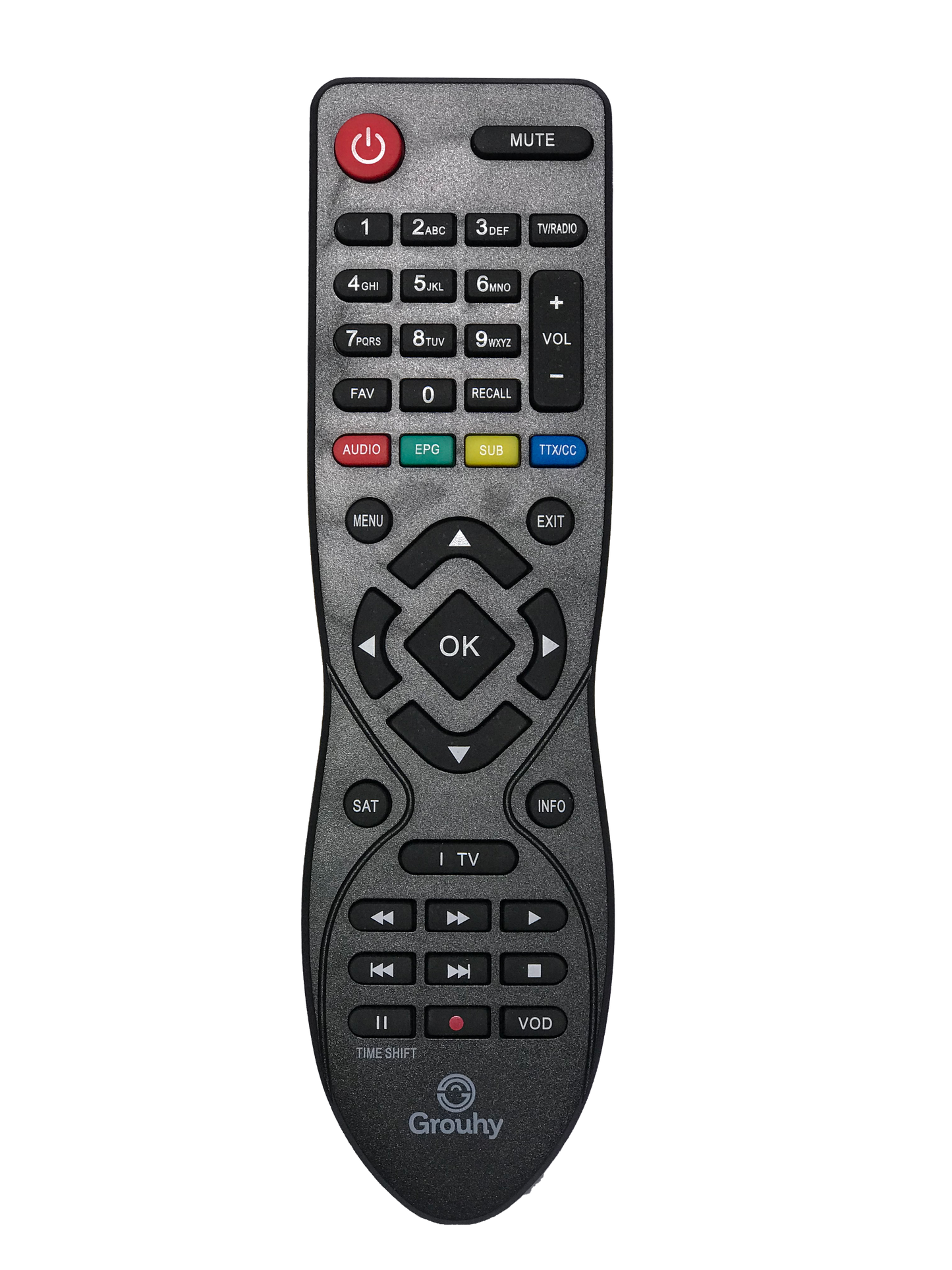 Grouhy Full HD Satellite Receiver Mini - Black - 9500 Pro