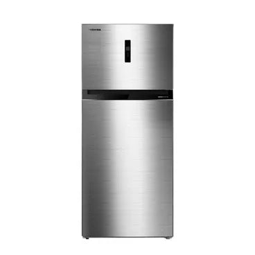 Toshiba Digital No Frost Refrigerator With Inverter Technology, 535 Liters, Stainless Steel - GR-RT702WE-PMN(02)