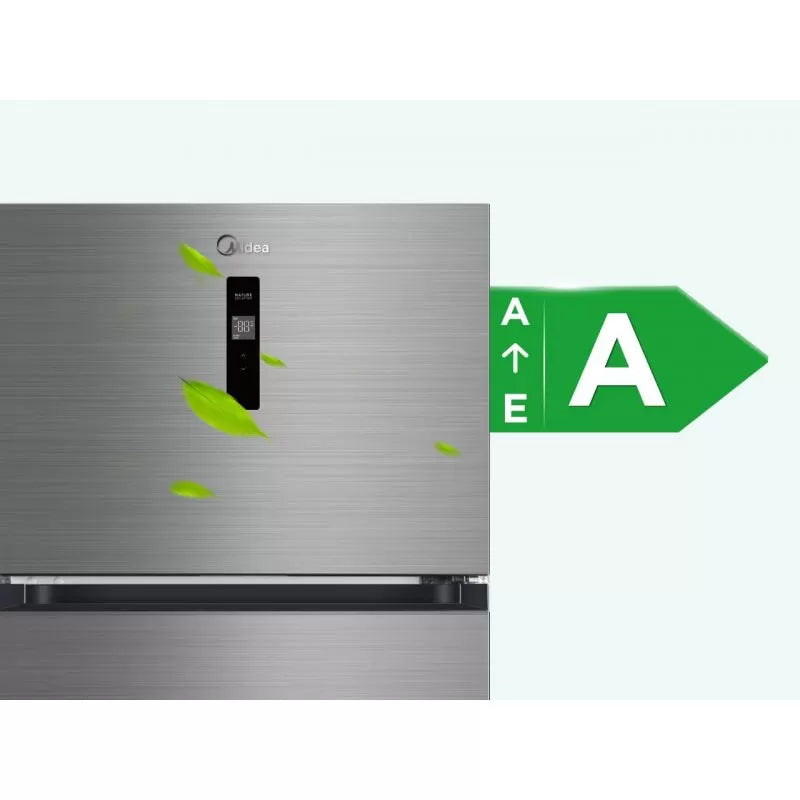 Midea Refrigerator 449 Liters, With Inverter Motor, Pro Steel - MDRT645MTE06E