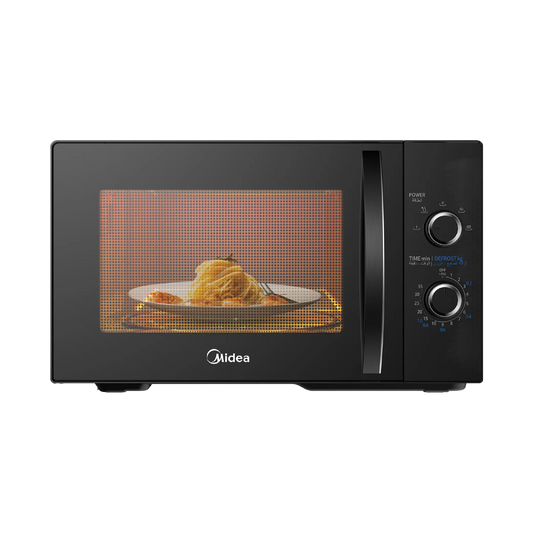 Midea Mechanical Solo Microwave, 25 Liters, Black - MM8P022VV