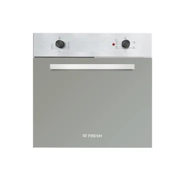 Fresh Built-In Gas Oven With Electric Grill, 60 cm, 56 Liter, Stainless Steel - 500017508