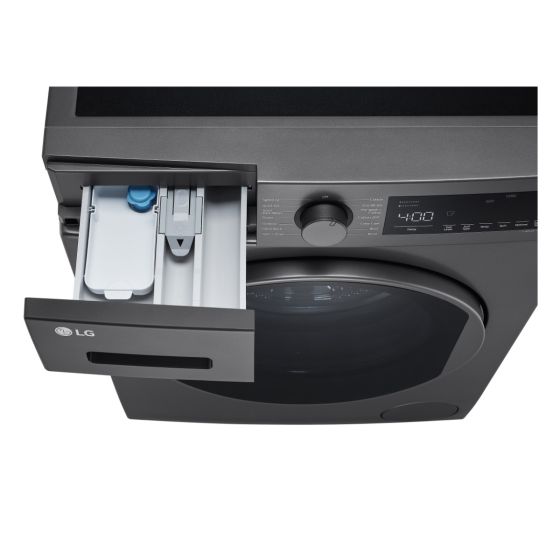 LG 8 kg, Front Load Washing Machine, Black- F2T2TYM1S