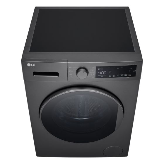LG 8 kg, Front Load Washing Machine, Black- F2T2TYM1S