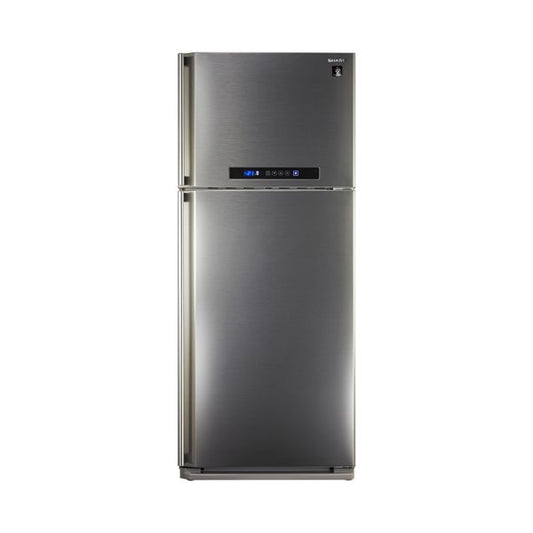 Sharp Freestanding No Frost Digital Refrigerator, 385 Litre, Stainless Steel - SJ-PC48A(ST)
