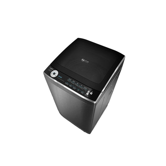 Tornado Washing Machine With Pump, 9 Kg, Dark Silver - TWE-TLN09RDS