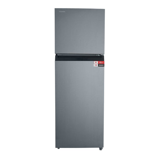 Toshiba No Frost Refrigerator, 338 Liters, Grey - GR-RT468WE-DMN(49)