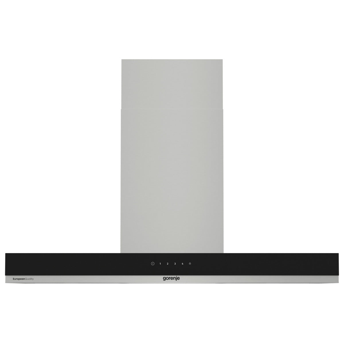 Gorenje T- Shape Wall Mounted Cooker Hood, 90 cm, 674 m³/h, Silver - WHT944EXGB