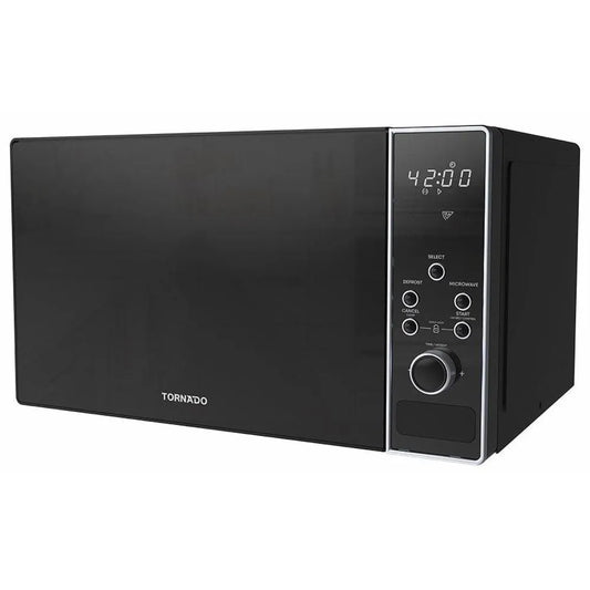 Tornado Digital Solo Microwave, 25 Liter, 900 Watt, Black - TMDS-25EL-BKS