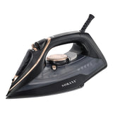 Sokany Steam Iron, 2400 Watt, 480ml, Black And Gold - SK-11006
