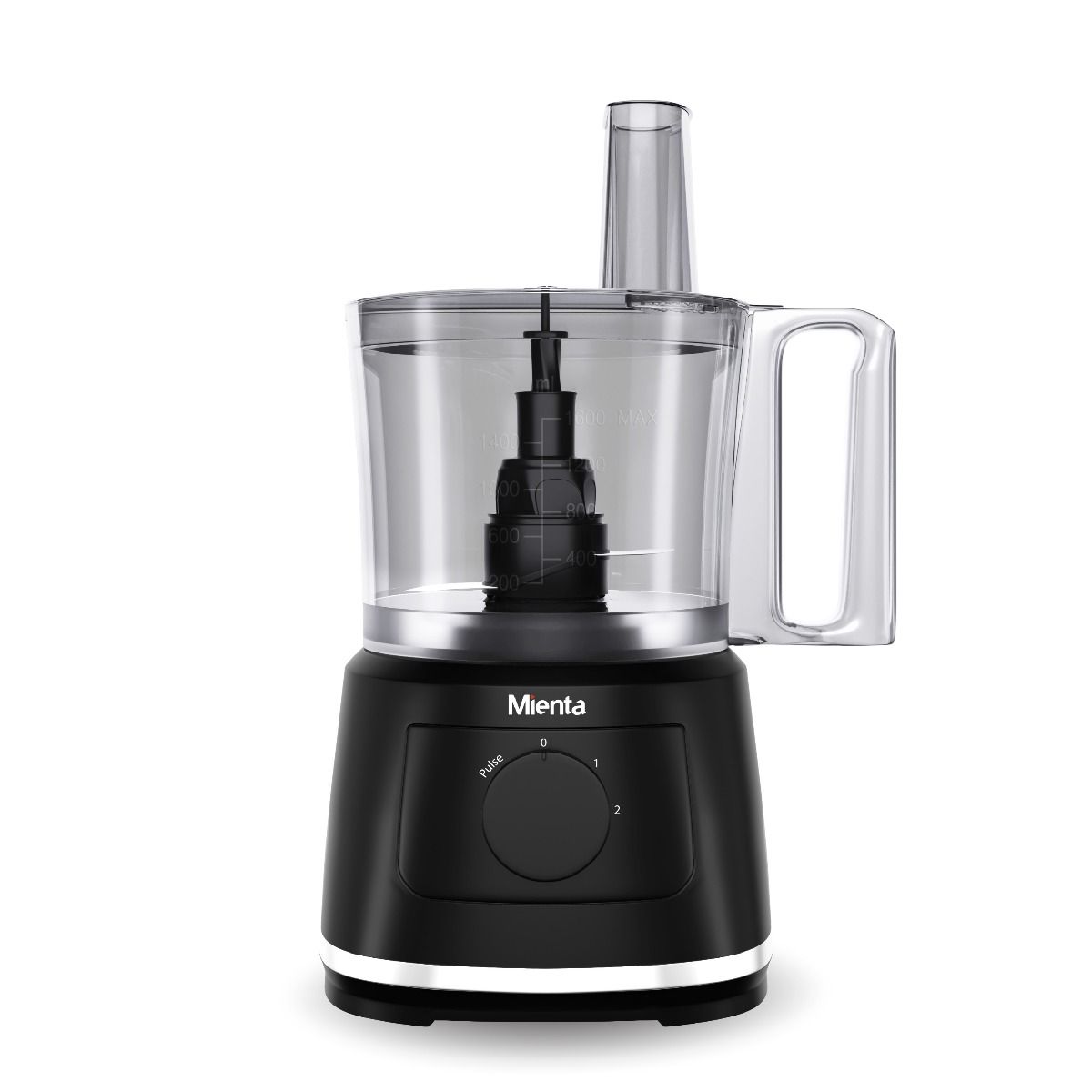 Mienta Mille Food Processor, 1000 Watt, Black - FP141335A