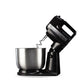 Mienta Trio Stand Mixer Set, 3.5 Liters, 500 Watt, Black and Silver - HM13638A