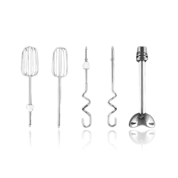 Mienta Trio Stand Mixer Set, 3.5 Liters, 500 Watt, Black and Silver - HM13638A