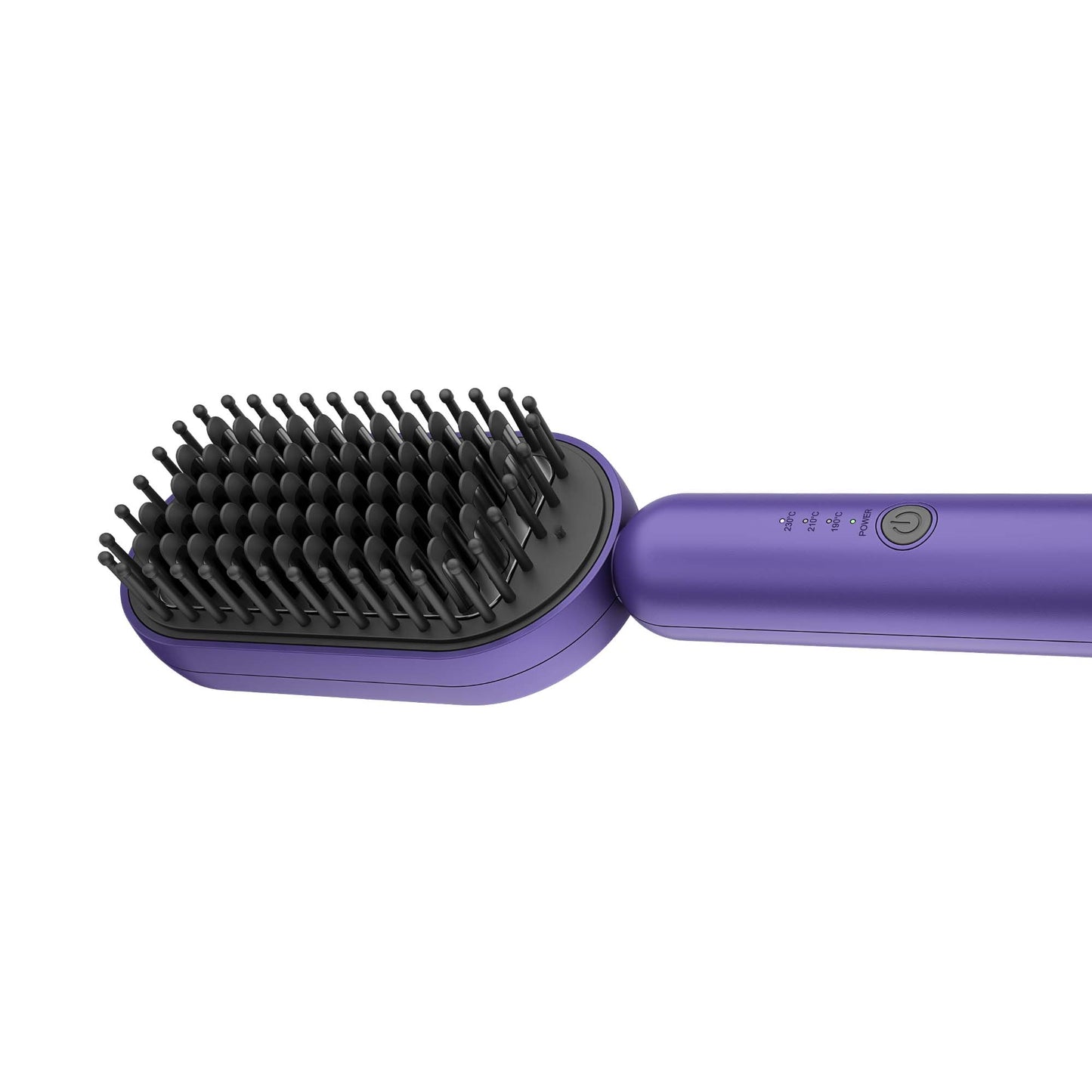 Rush Brush Hair Straightening Brush, Purple - S3 Lite