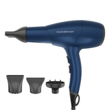Rush Brush Hair Dryer With Attachments, 2400 Watt, Navy Blue - D3 Ultra