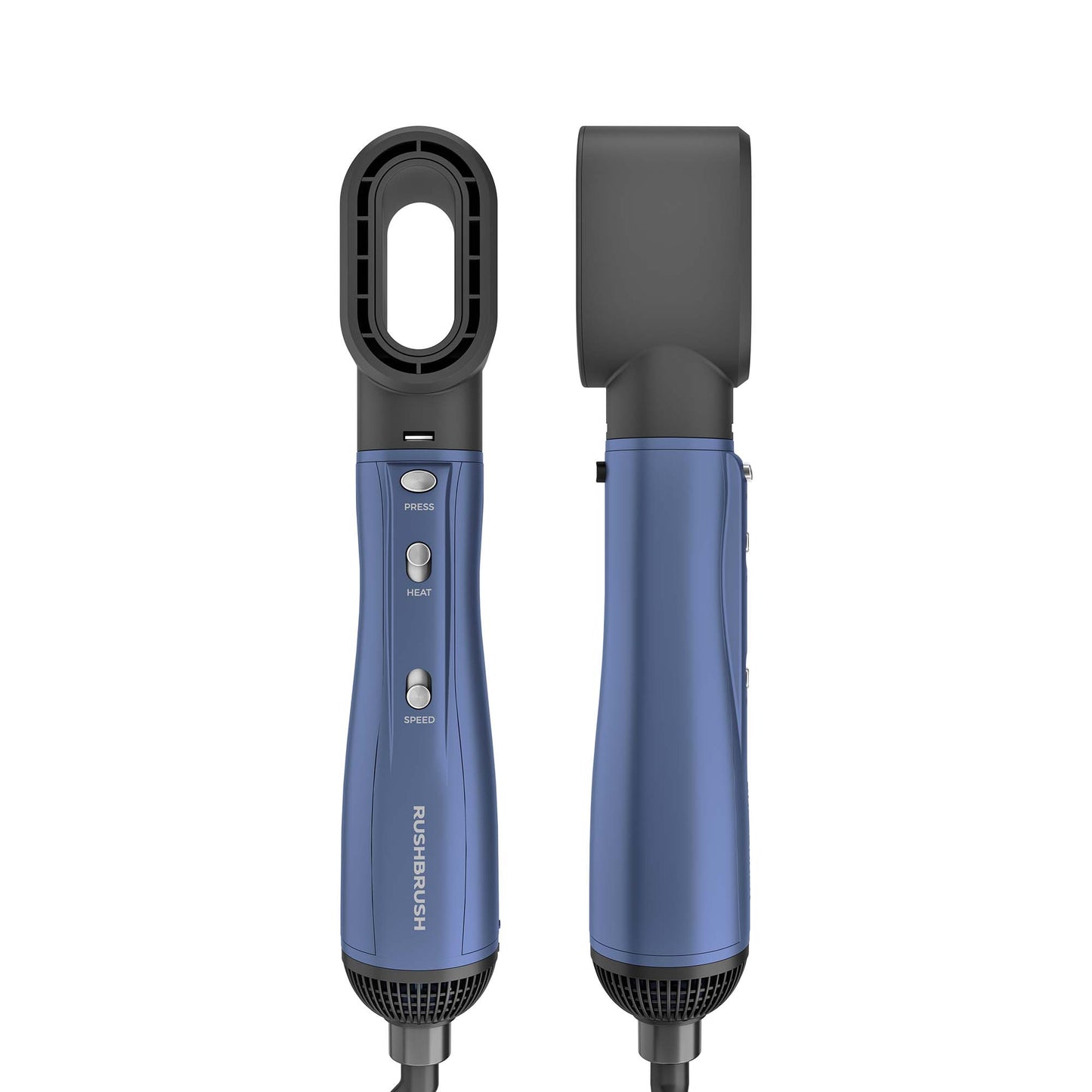 Rush Brush +6 Ceramic Air Styler, 3 Temperatures - Navy Blue