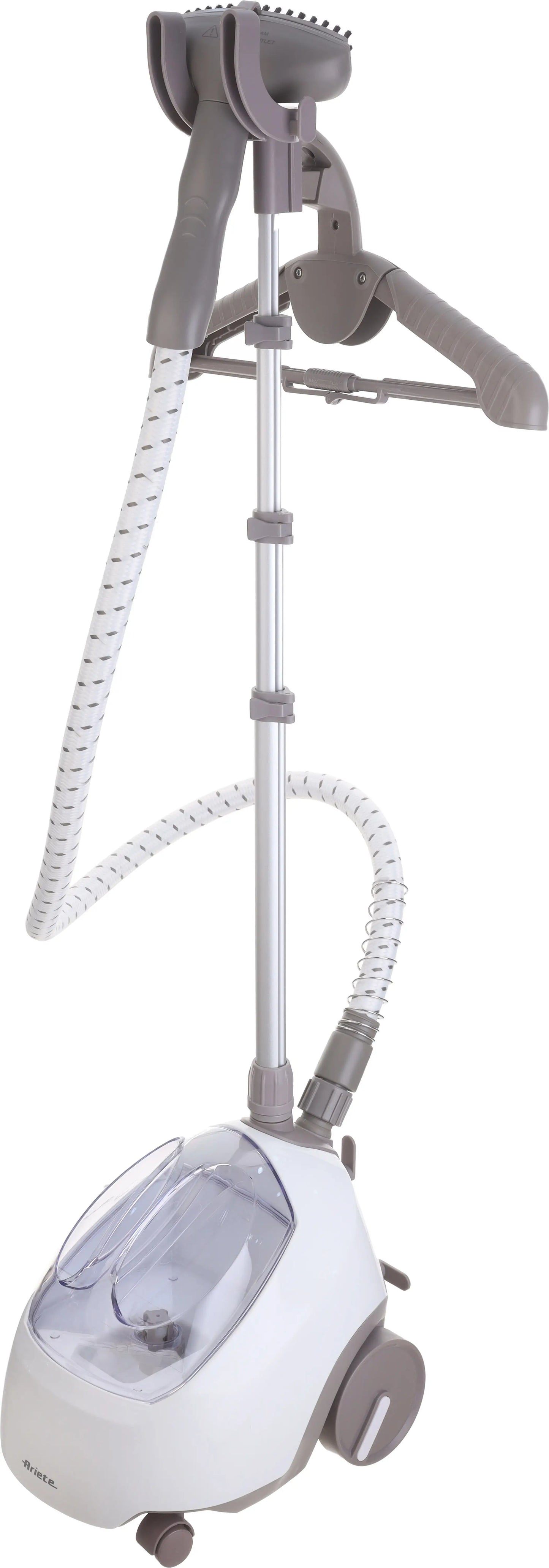 Ariete Stand Steam Iron, 2 Liters, 1500 Watt - White And Grey - AR- 4165