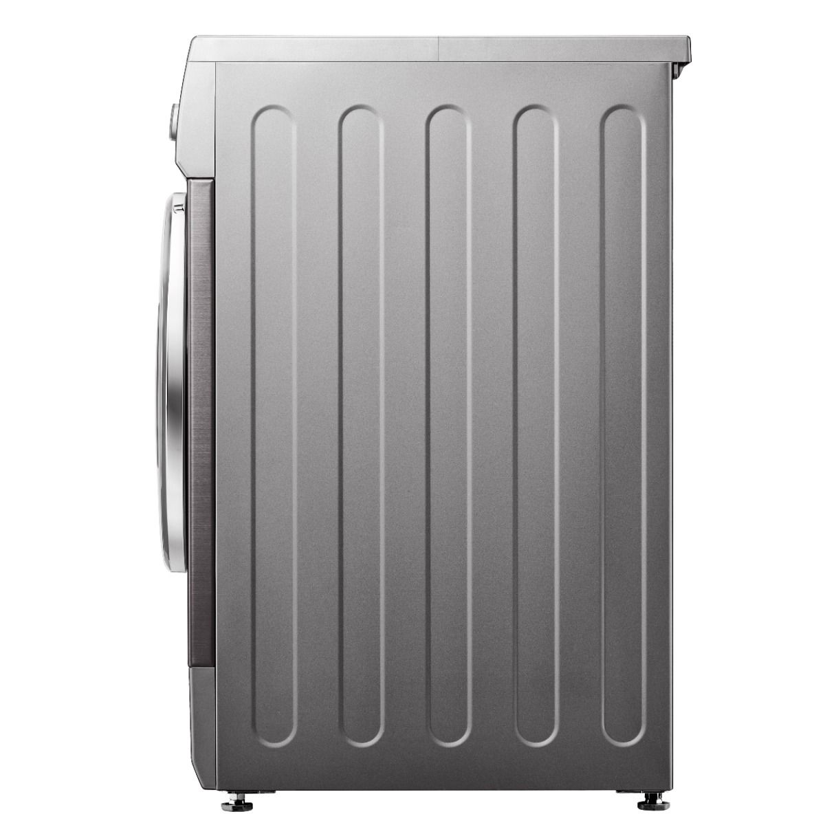 LG Front Load Inverter Washing Machine Chrome Door, 8KG, Silver - FH2J3TNG5