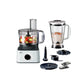Braun 8 In 1 Food Processor, 8 Functions, 2.1 Liter, 750 Watt, White Black - FP0145WH