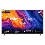 Haier 65 Inch 4K UHD Smart LED TV with Built-in Receiver - H65K80EU