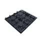 Purity Built In Heavy Duty Grids Gas Hob, 60 cm, 4 Burners, Black - HPT602G