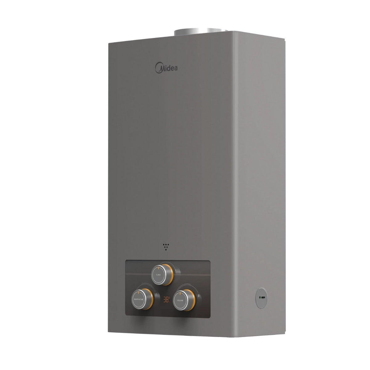 Midea Gas Water Heater, 10 Liters, Grey - MGWH10-20MDLEG(S)
