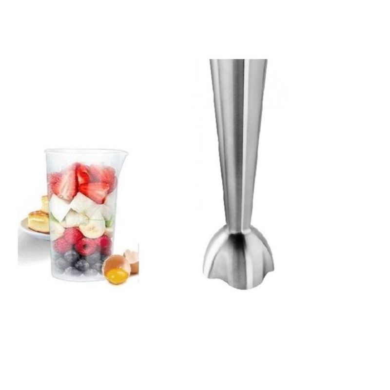 City 4in1 Hand Blender, 100ml, 1500 Watt, Black and Silver - HMA-1024