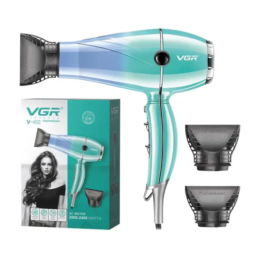 VGR Professional Hair Dryer, 2200 Watt, Multicolor - VGR-452