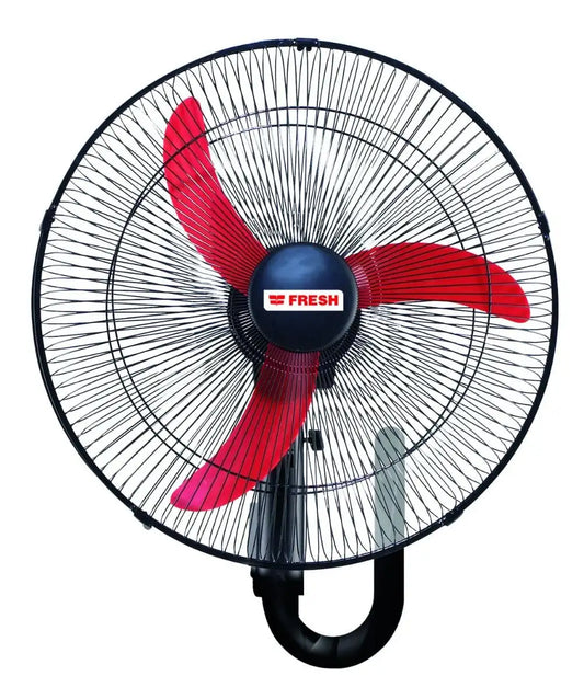 Fresh Shabah Wall Fan, 18 Inch - Black Red - 500004473