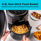 Black+Decker Aerofry Digital Air Fryer, 4.5 Liter, 1500 Watt, Black - AF4510